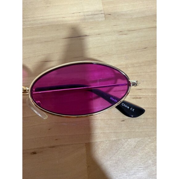Purple small frame non prescription glasses - Picture 2 of 3
